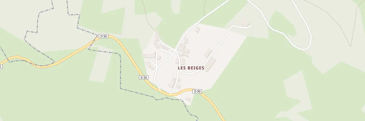 Plan du 8 Les Beiges à Arrènes