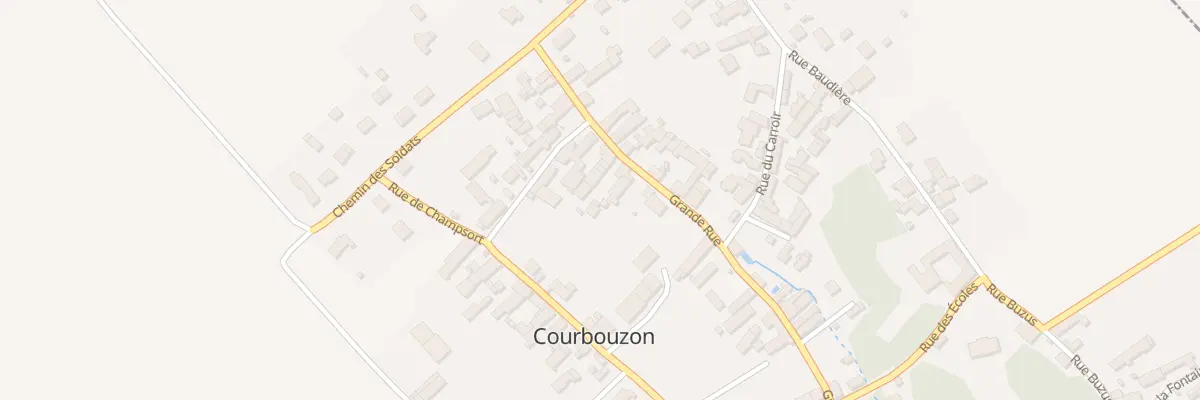 Plan du 20 Gr Grande Rue à Courbouzon