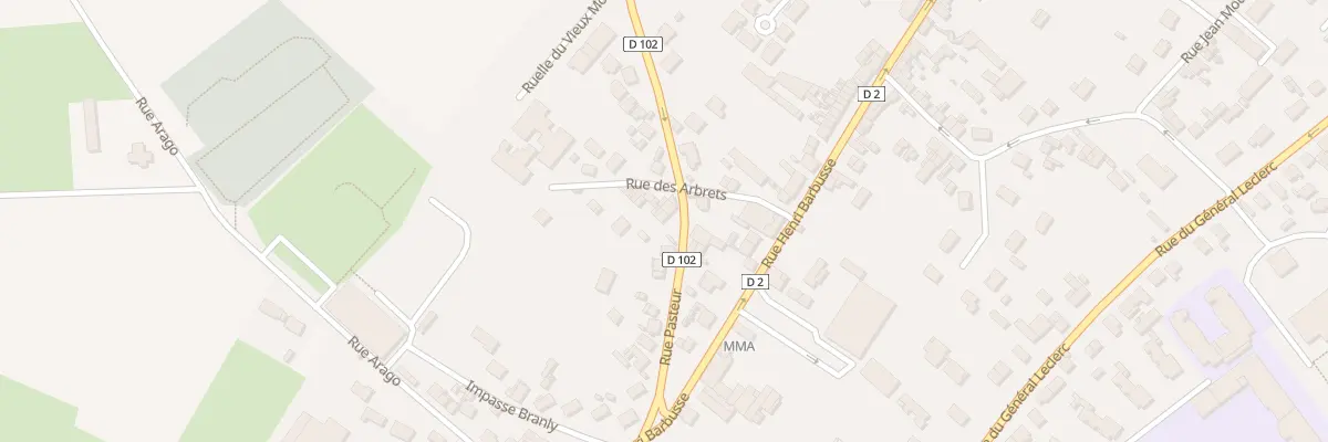 Plan du 52 Rue Pasteur à Friville-Escarbotin
