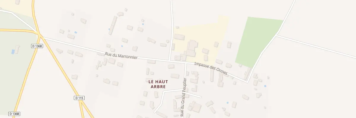 Plan du 4 Rue du Marronnier au Mesnil-Simon
