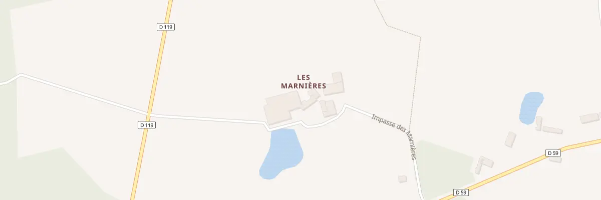 Plan du 2 Imp des Marnières à Billy
