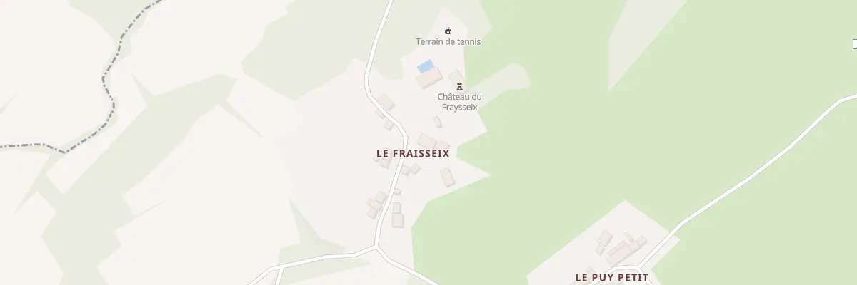 Plan du 5040B Le Fraisseix à Roziers-Saint-Georges