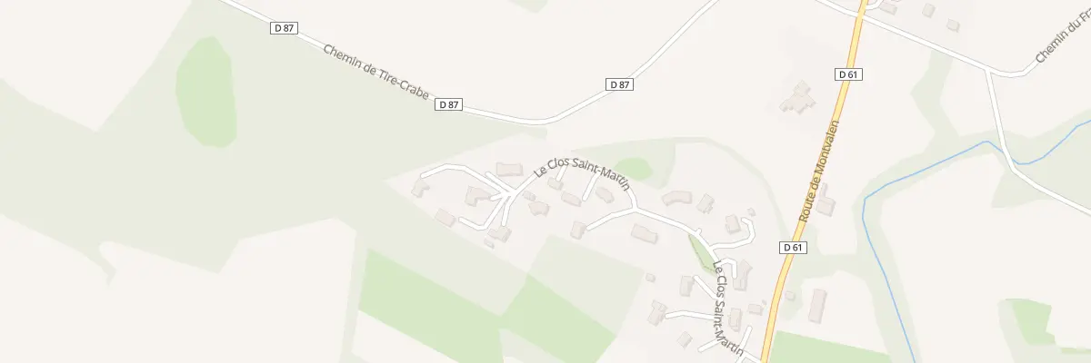 Plan du 293 Lot Le Clos Saint - Martin à Bondigoux