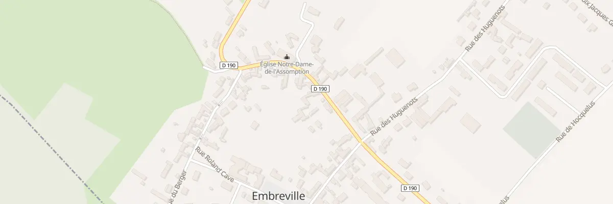 Plan du 11 Rue Francois Mitterand à Embreville