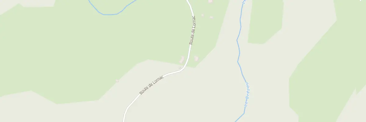 Plan du 2416 Rte de Lornac à Perpezac-le-Noir