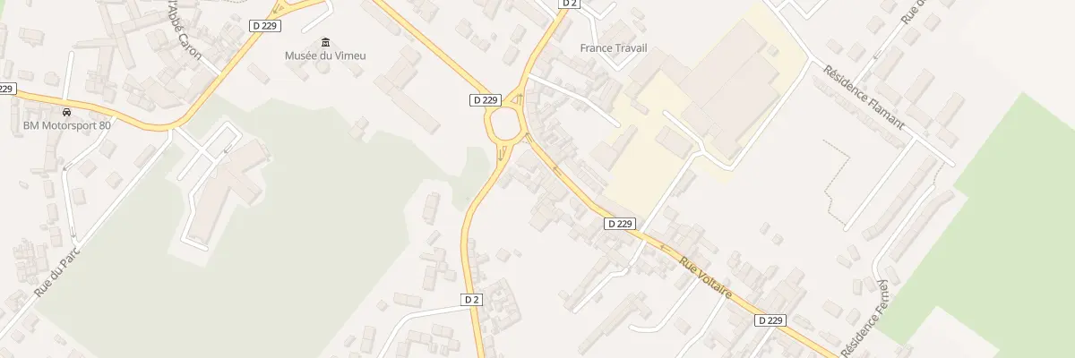Plan du 2 Rue Voltaire à Friville-Escarbotin
