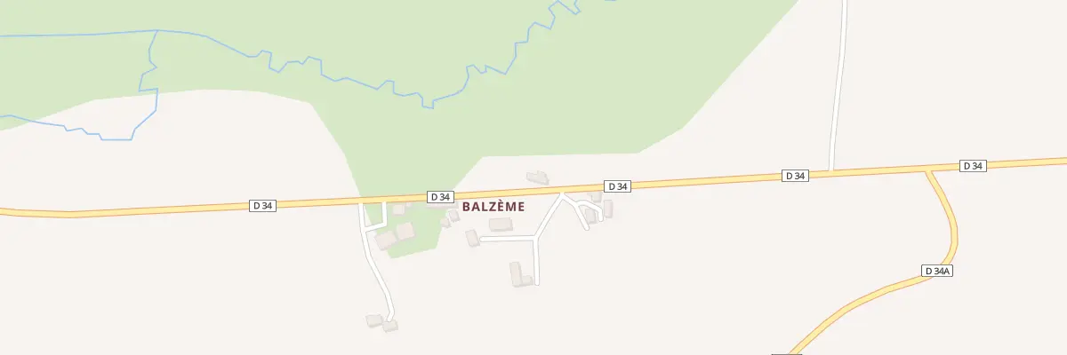 Plan du 5081 La Prairie de Balzeme à Baudres