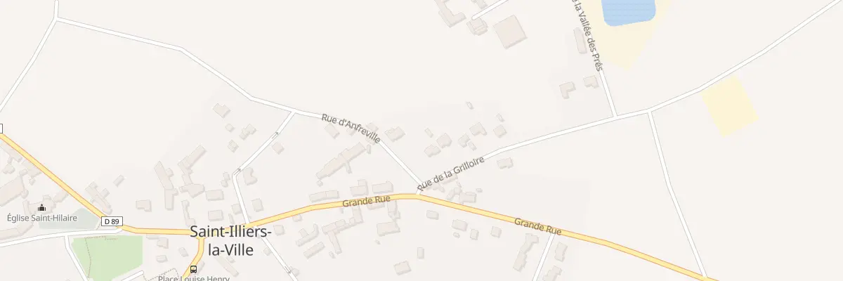 Plan du 3 Rue de la Grilloire à Saint-Illiers-la-Ville