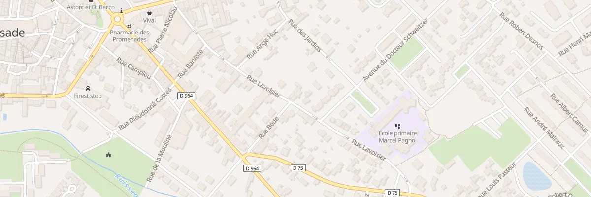 Plan du 43 Rue Lavoisier à Caussade
