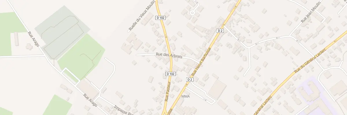 Plan du 3 Rue des Arbrets à Friville-Escarbotin