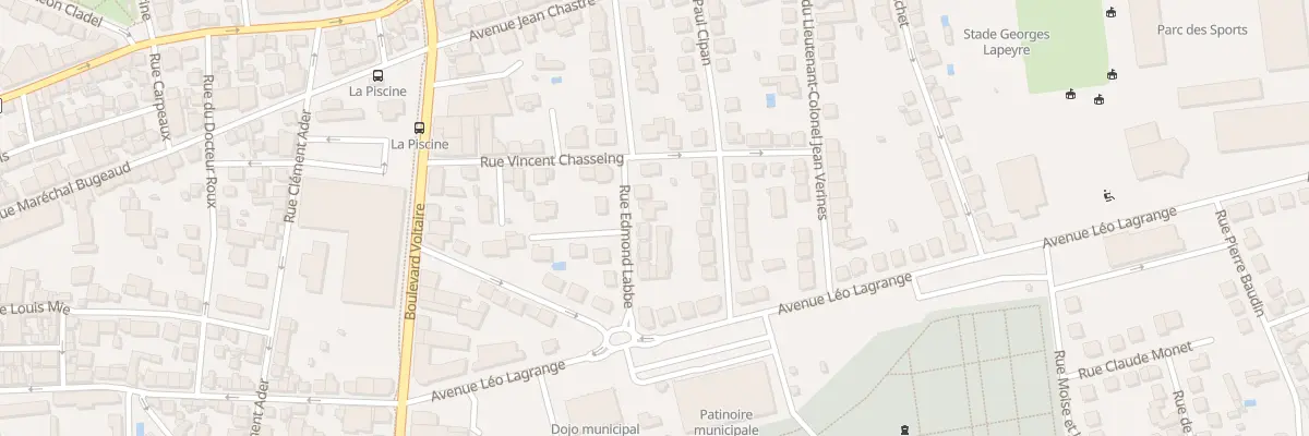 Plan du 5 Rue Edmond Labbe à Brive-la-Gaillarde