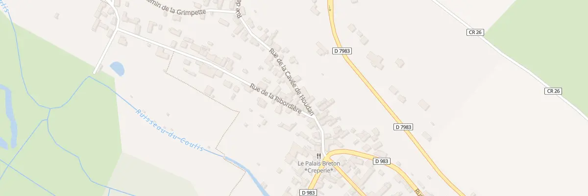 Plan du 6 Rue de la Ribordiére à Coulombs