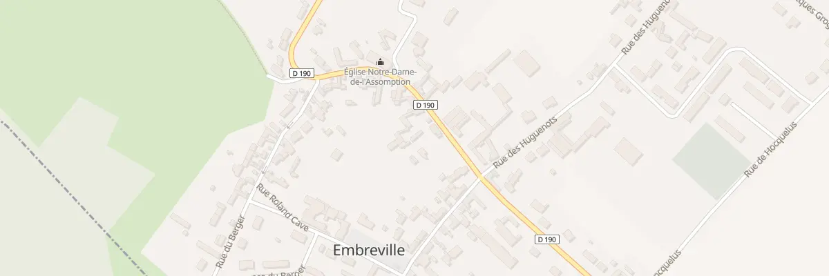 Plan du 7 Rue Francois Mitterand à Embreville