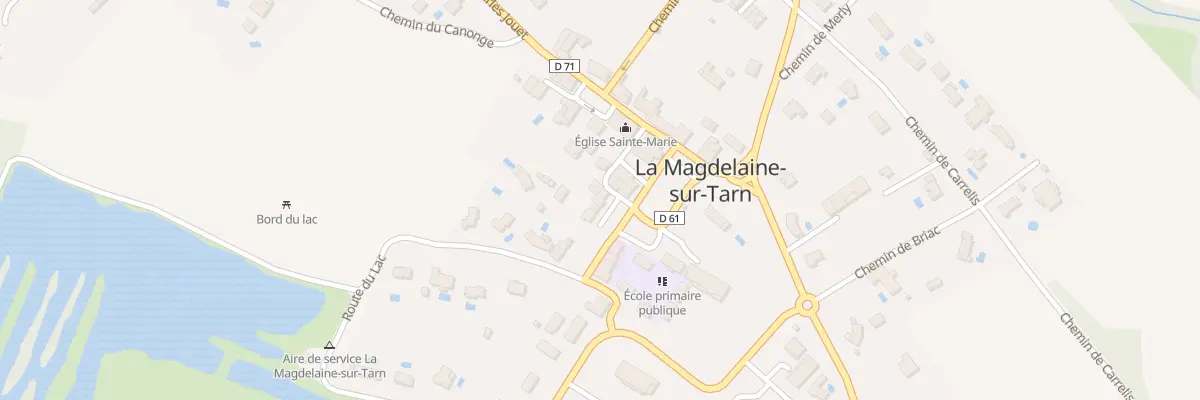 Plan du 70 Pl du Souvenir à La Magdelaine-sur-Tarn