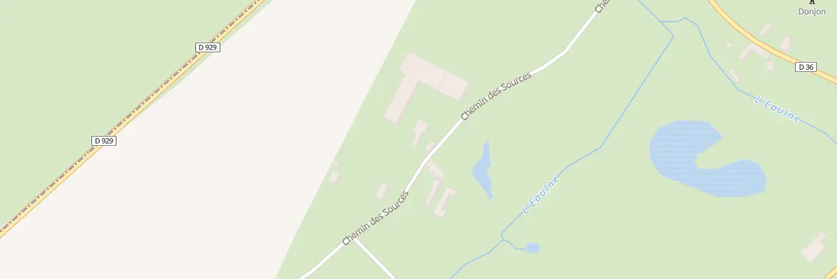 Plan du 2 Che des Sources à Mortemer