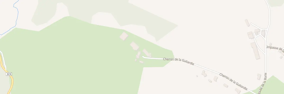 Plan du 12 Che De La Guitardie à Sadroc