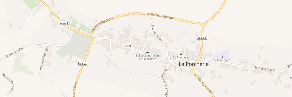Plan du 2 Rue de l’Eglise à La Porcherie