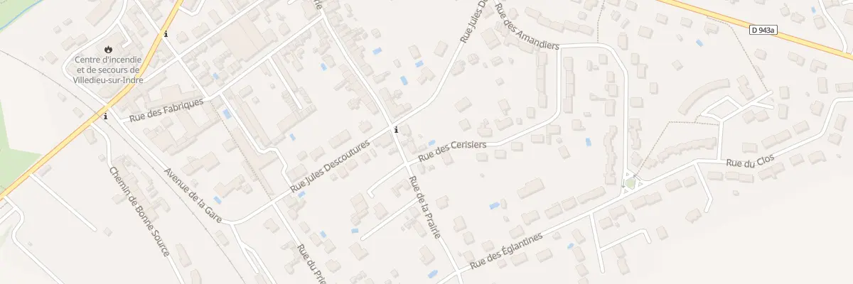 Plan du 57 Rue de la Prairie à Villedieu-sur-Indre