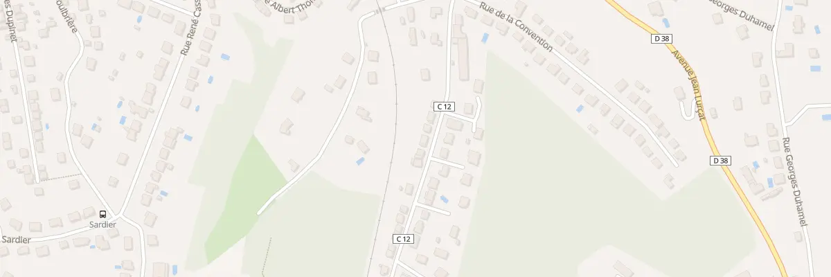Plan du 100 Rue Camille Desmoulins à Brive-la-Gaillarde