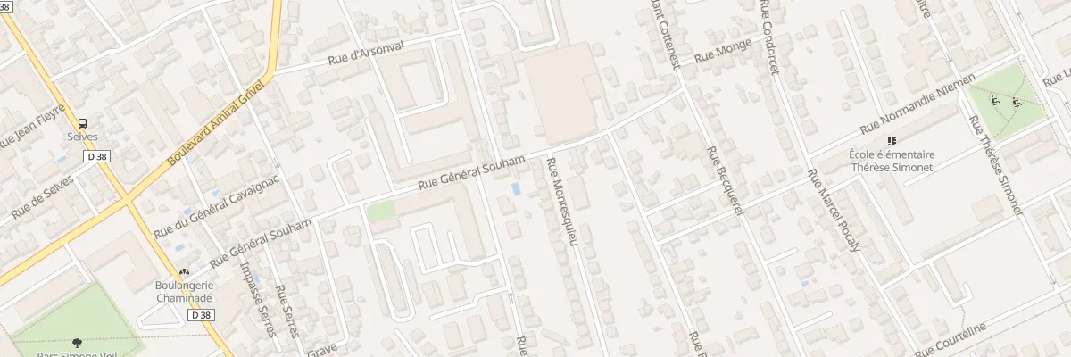 Plan du 4 Rue Montesquieu à Brive-la-Gaillarde
