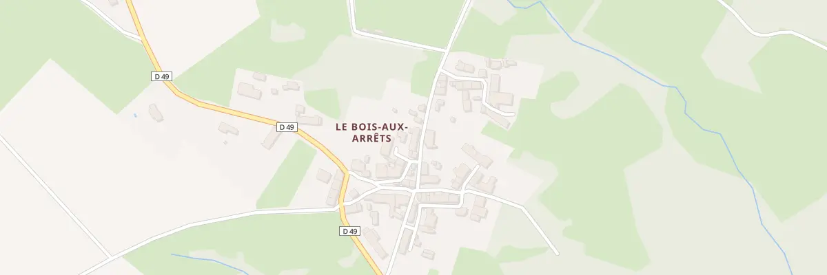 Plan du 14 Bois aux Arrets à Fursac