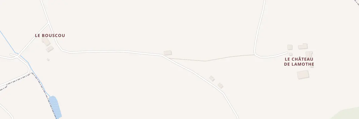 Plan du 5127 Lamothe à La Salvetat-Belmontet