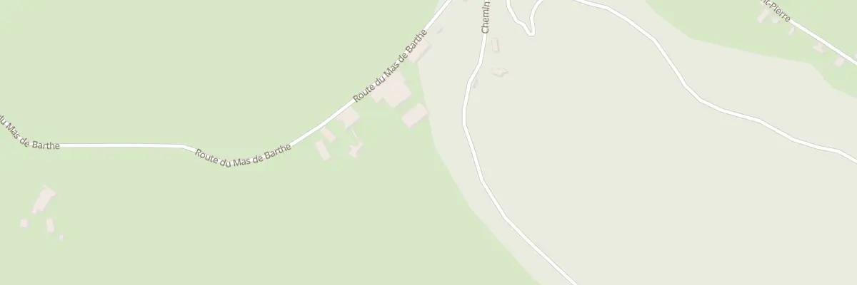 Plan du 499 Rte du Mas de Barthe aux Pechs du Vers