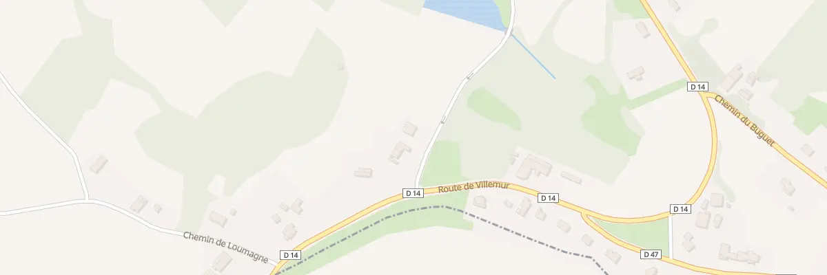 Plan du 390 Che du Pontil au Born