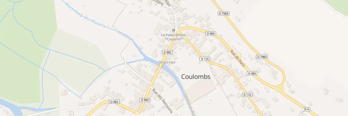 Plan du 26 Grande Rue à Coulombs