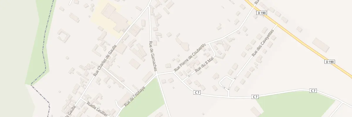 Plan du 3 Rue Pierre de Coubertin à Embreville