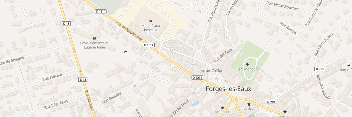 Plan du 24 Rue de Neufchâtel à Forges-les-Eaux