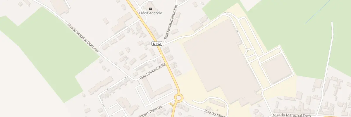 Plan du 16 Rue Marius Briet à Friville-Escarbotin