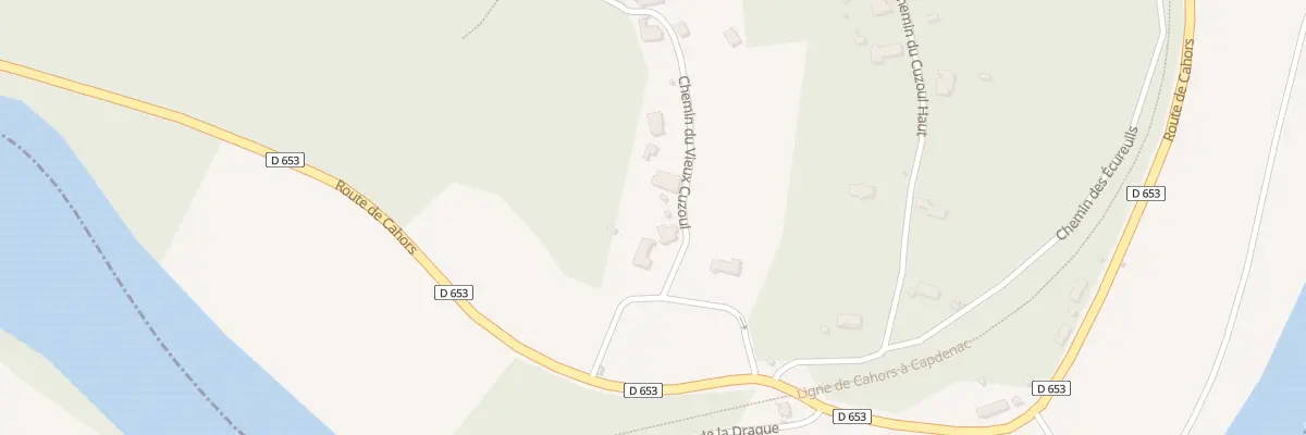 Plan du 167 Che du Vieux Cuzoul à Saint Géry-Vers