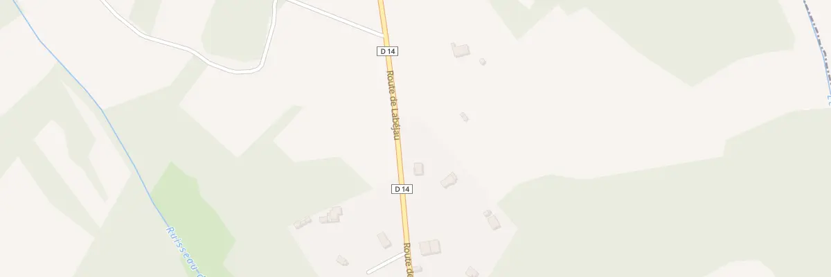 Plan du 660 Rte de Labejau au Born