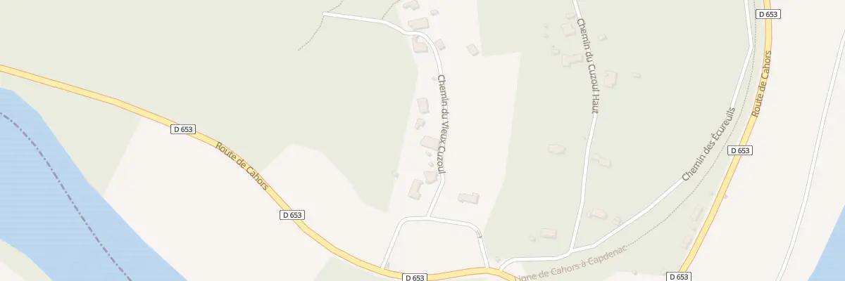 Plan du 5060 Le Cuzoul à Saint Géry-Vers