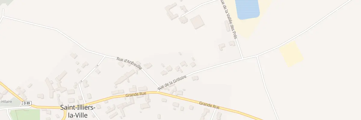 Plan du 9 Rue de la Grilloire à Saint-Illiers-la-Ville