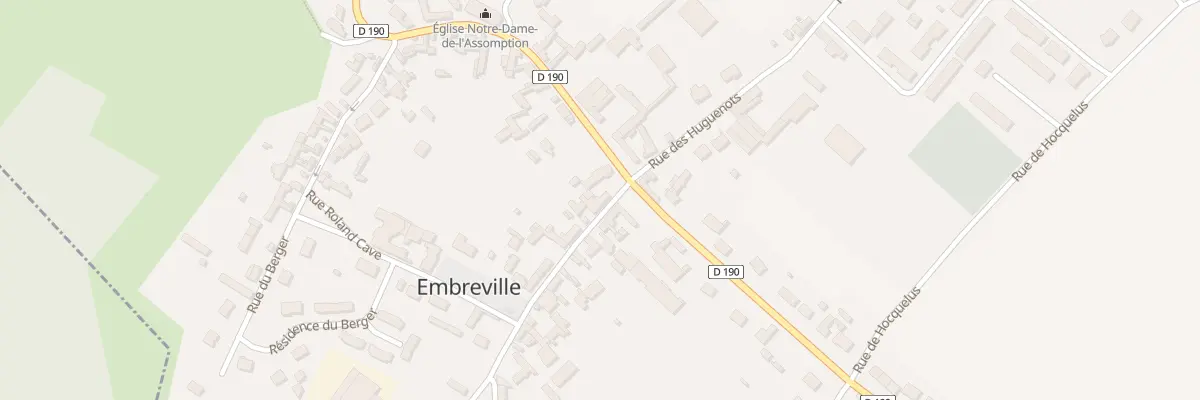 Plan du 2 Rue Charles de Gaulle à Embreville