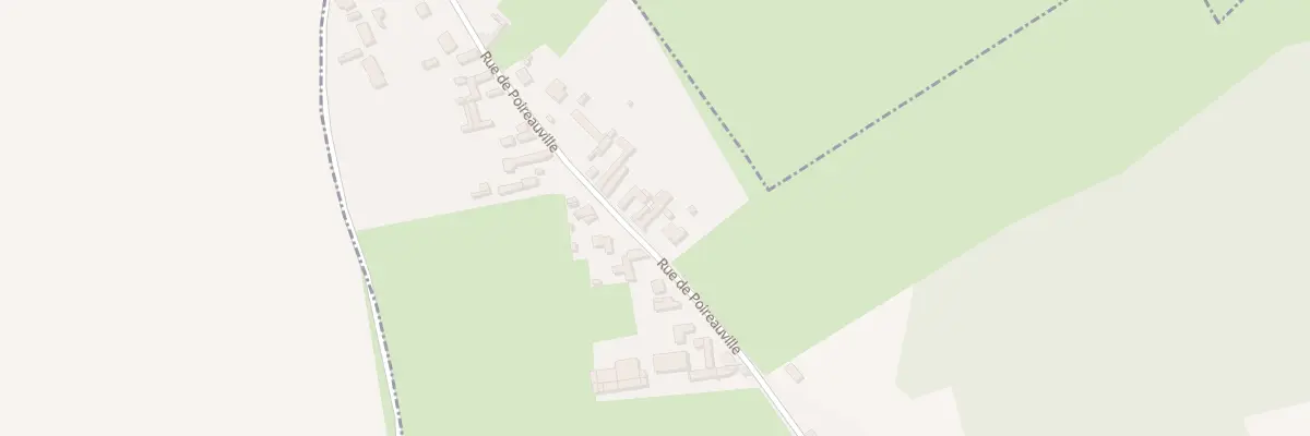 Plan du 38 Rue de Poireauville à Vaudricourt