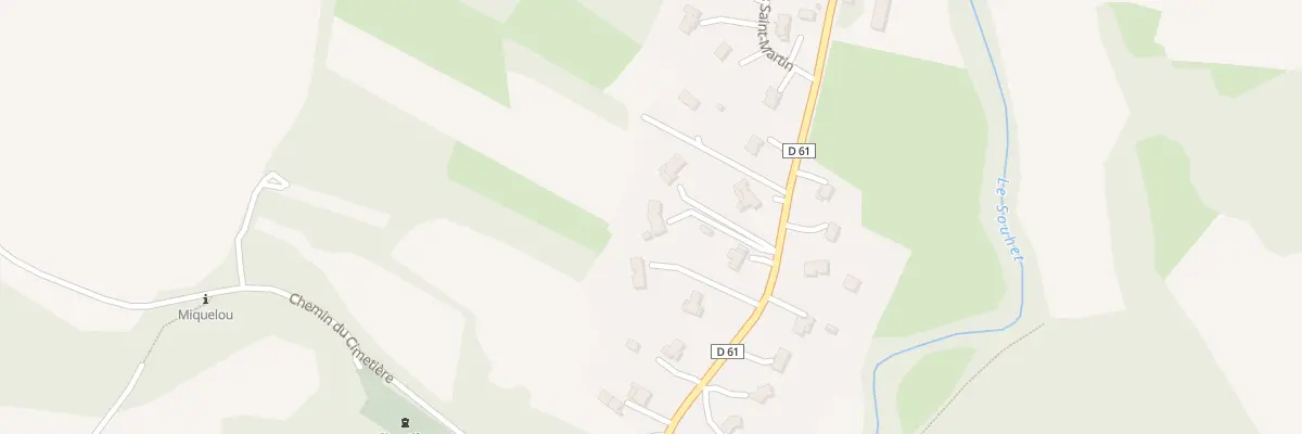 Plan du 701 Rte de Montvalen à Bondigoux