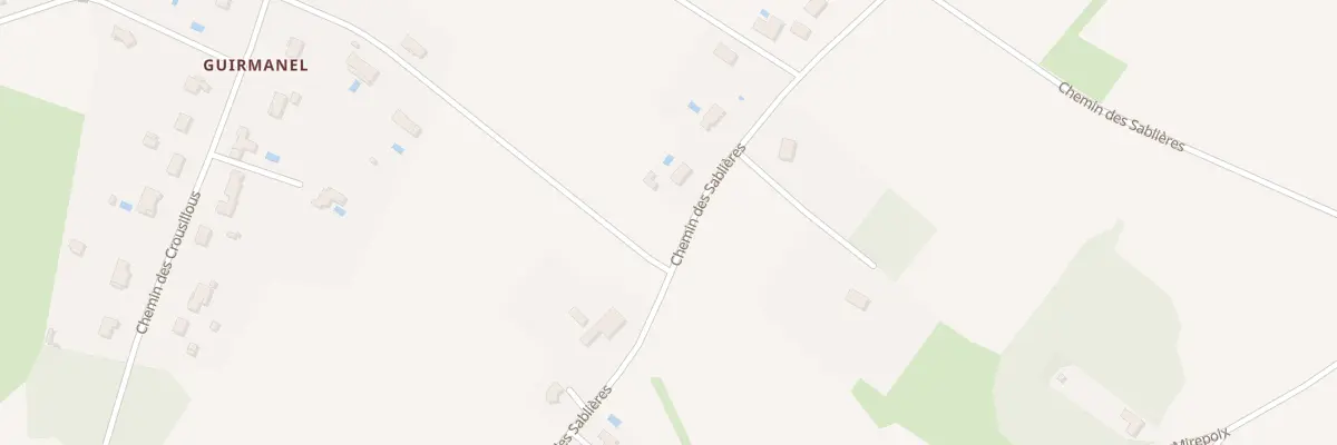 Plan du 1019 Che des Sablières à Montjoire