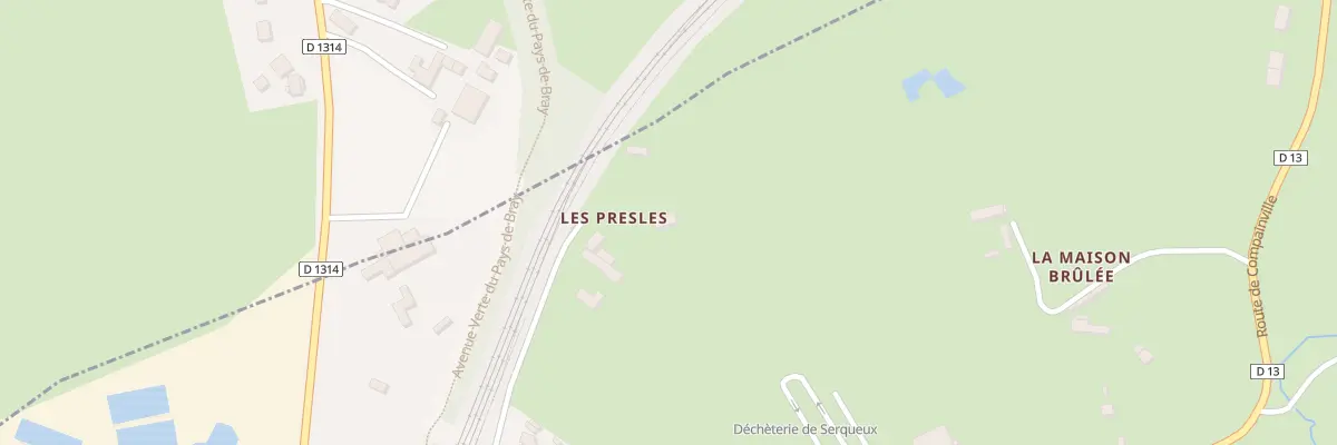 Plan du 134 Rue des Presles à Serqueux
