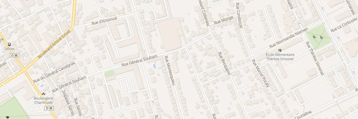 Plan du 60 Rue Gal Souham à Brive-la-Gaillarde