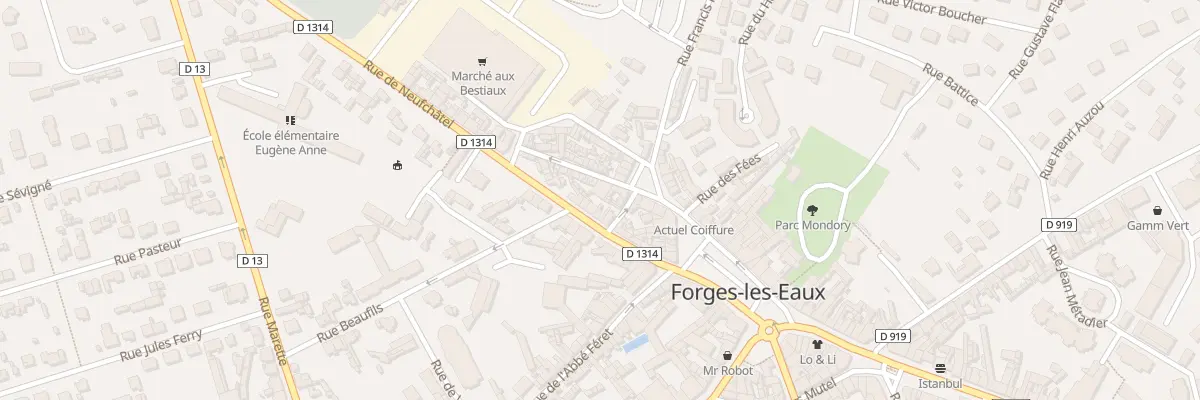 Plan du 20 Rue de Neufchâtel à Forges-les-Eaux