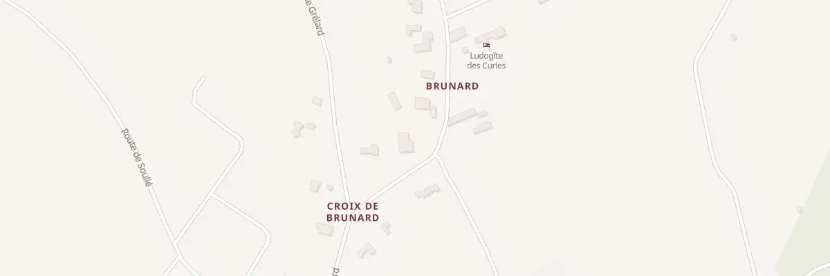Plan du 333 Che de Brunard à Aujols