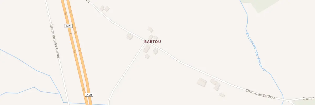 Plan du 1016 Che de Barthou à Montalzat