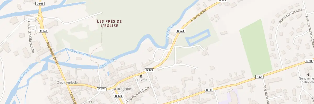 Plan du 16B Rue de Sully à Bracieux