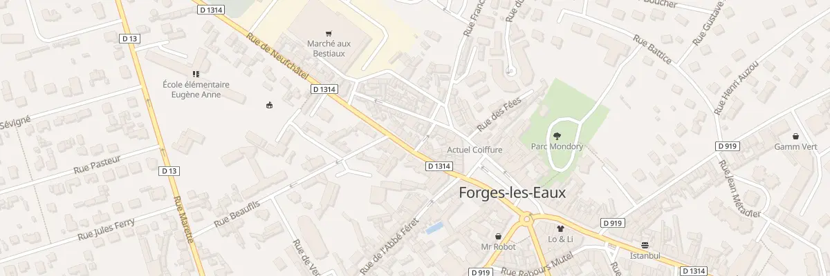 Plan du 16 Rue de Neufchâtel à Forges-les-Eaux
