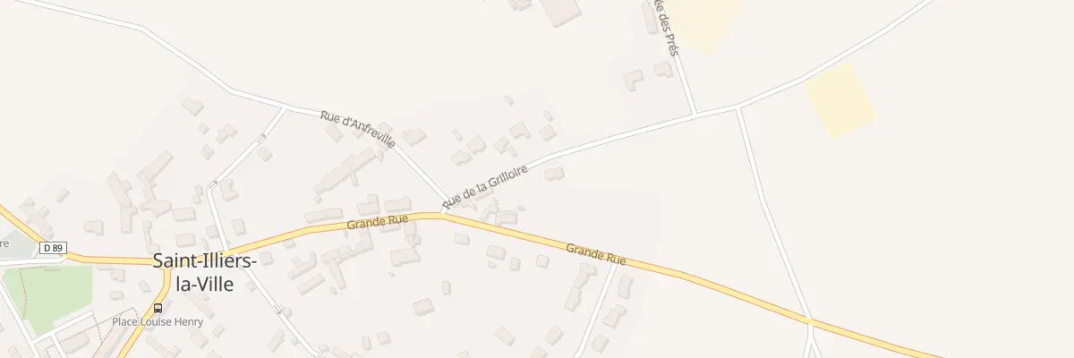 Plan du 2 Rue de la Grilloire à Saint-Illiers-la-Ville