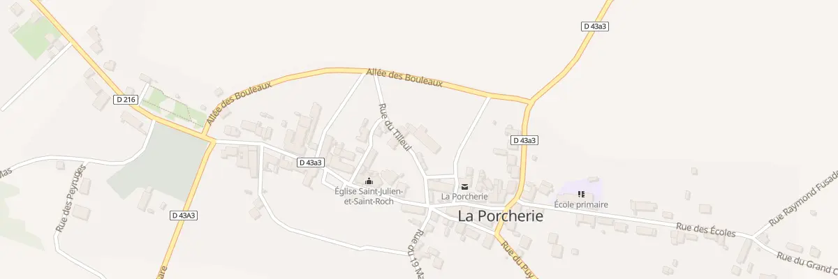 Plan du 2 Rue du Tilleul à La Porcherie