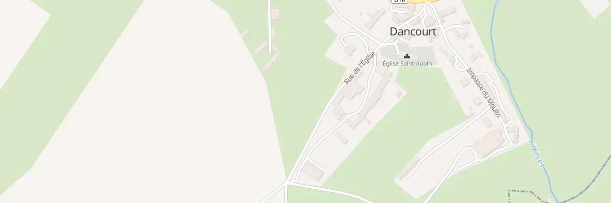 Plan du 8 Rue de l’Eglise à Dancourt